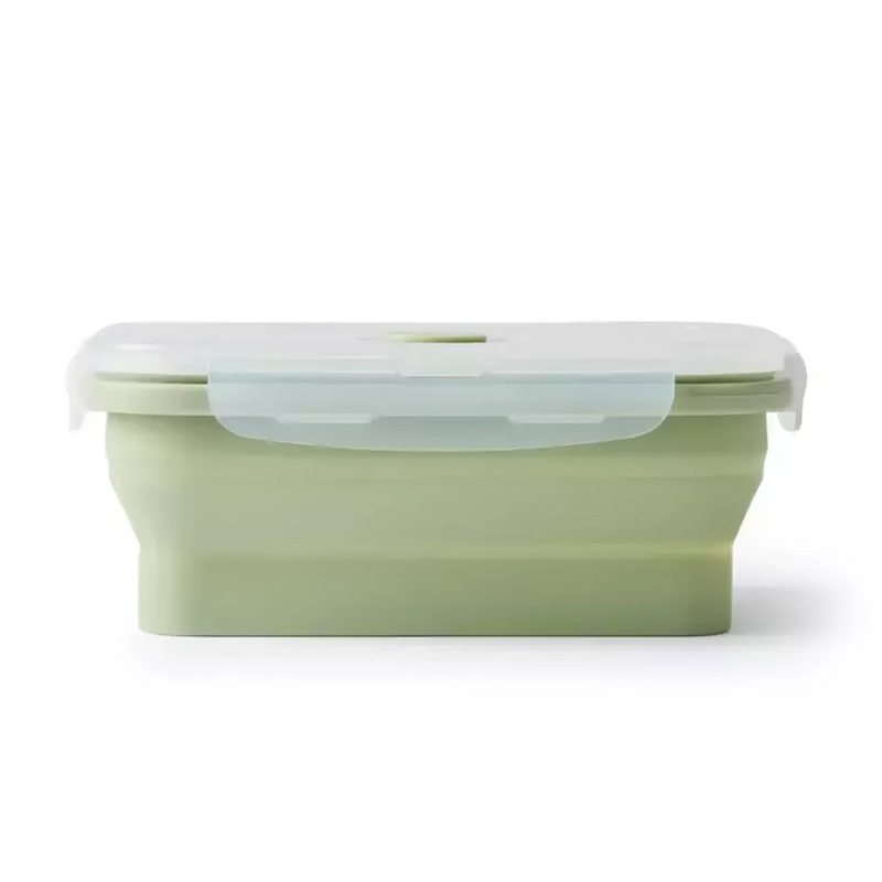 Silicone Flat Stack Foldable Containers