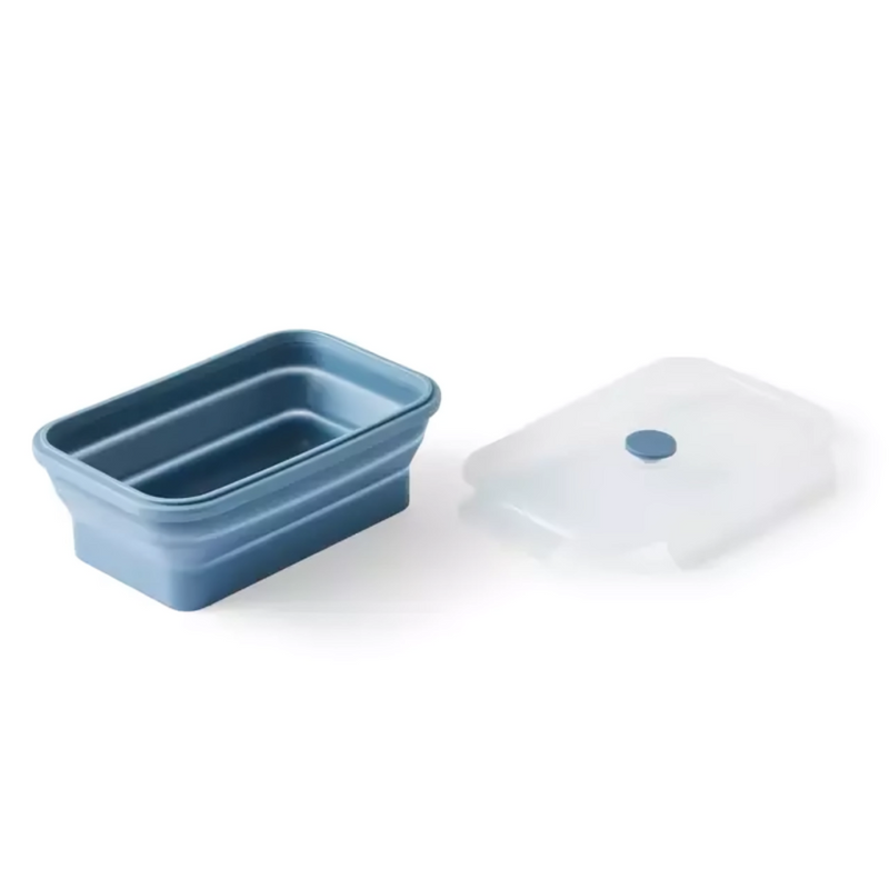 Silicone Flat Stack Foldable Containers